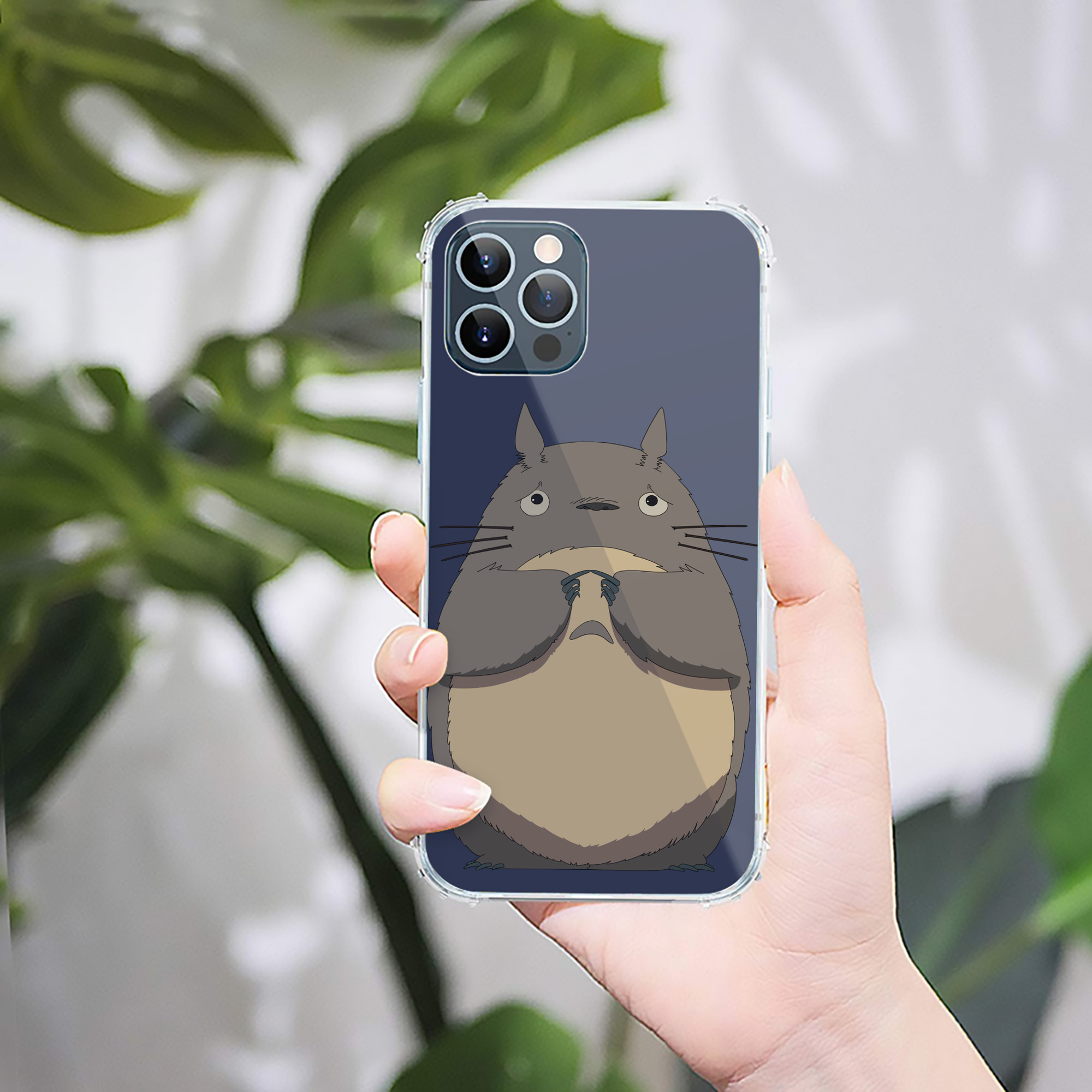 （画像用） となりのトトロ 草壁メイ 草壁サツキ My Neighbor Totoro Satsuki Kusakabe Mei Kusakabe 【iPhone 12シリーズ対応】透明スマホケース（クリアソフトケース）